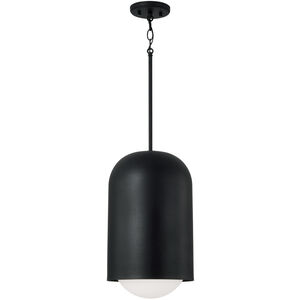 Dolby 1 Light 10.25 inch Black Iron Pendant Ceiling Light