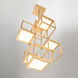 Ferro LED 15.5 inch Gold Chandelier Ceiling Light