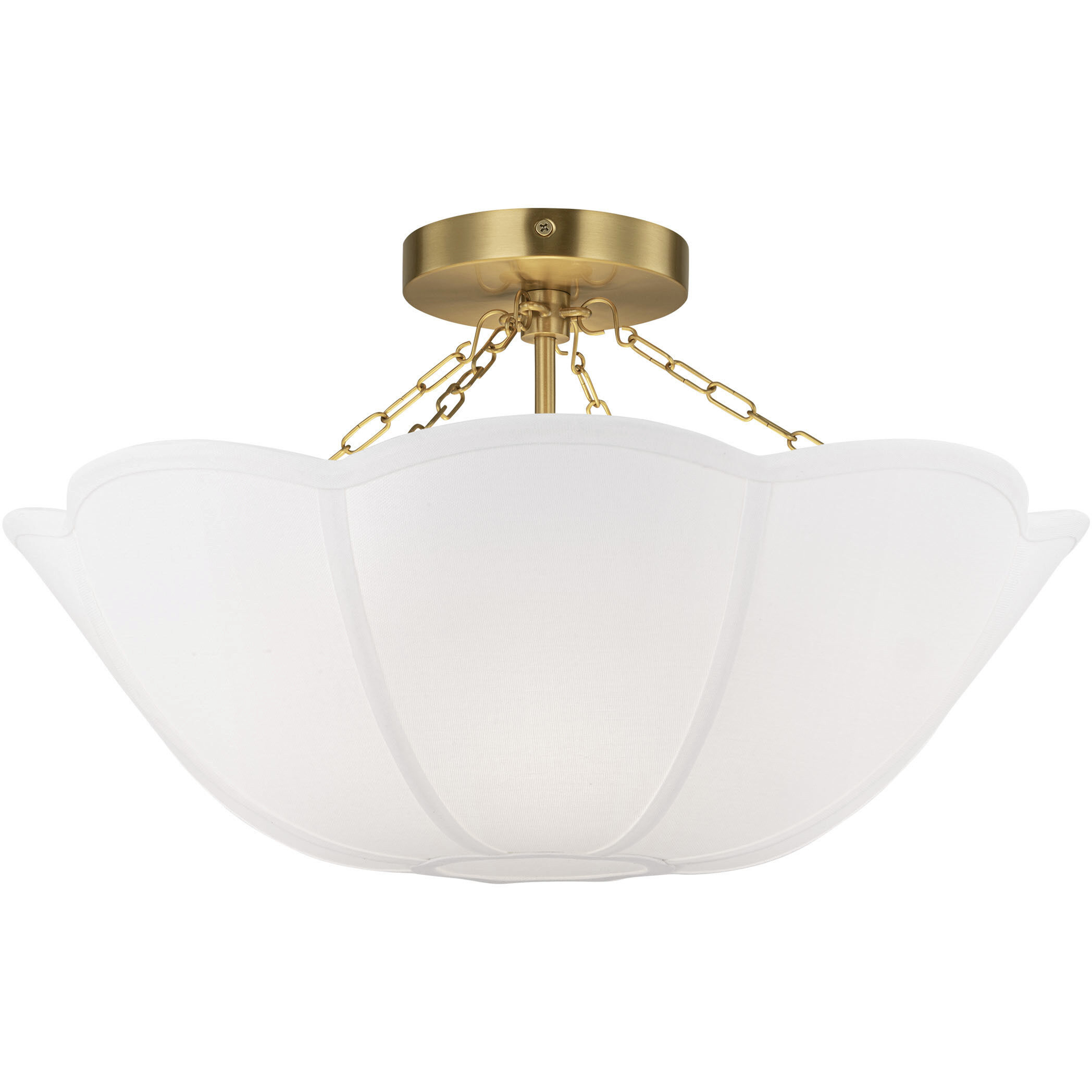 AH by Alexa Hampton Stassi 2 Light 18.50 inch Semi-Flush Mount