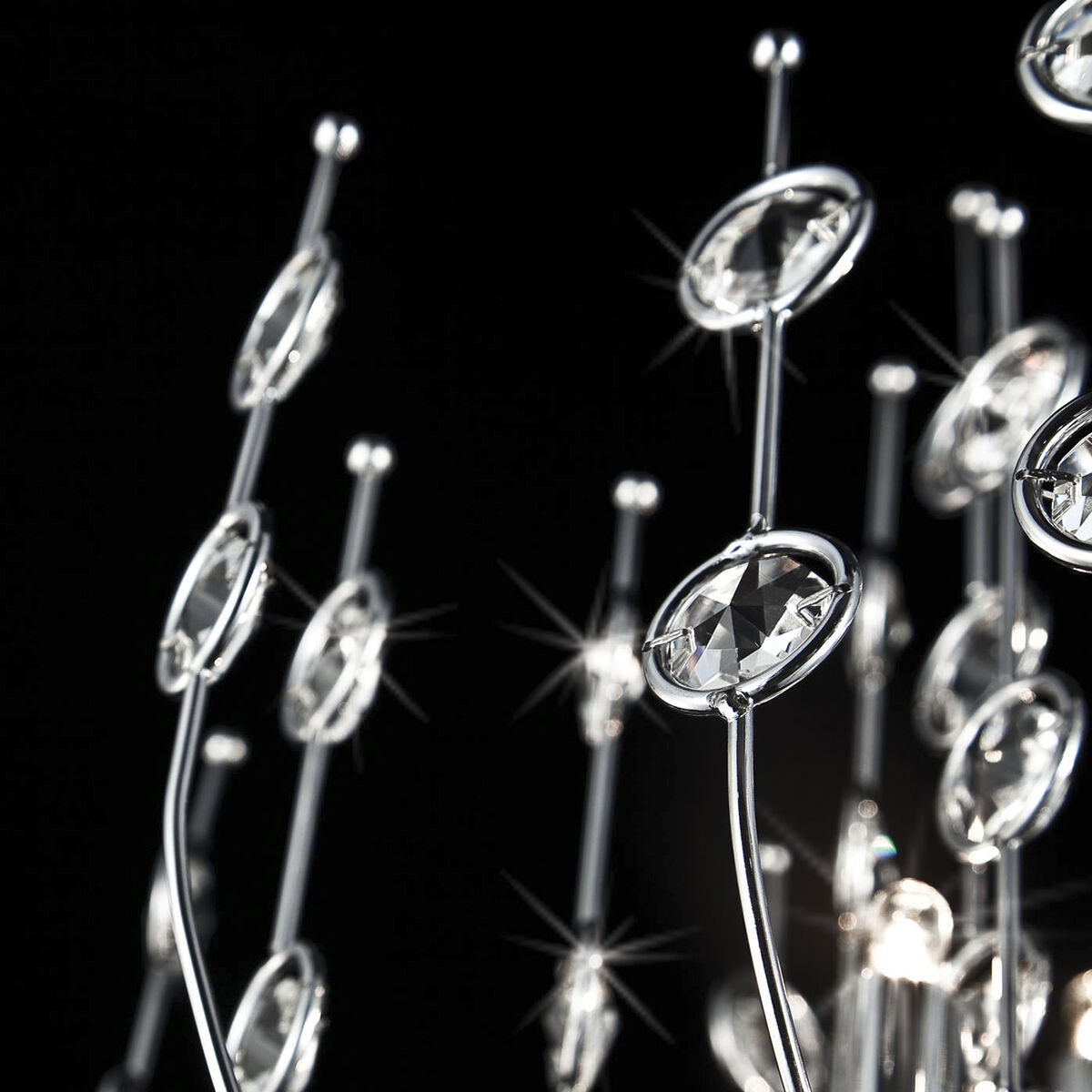 Vice 6 Light 17 inch Chrome Chandelier Ceiling Light