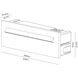Peek 7 watt Black Outdoor Step Light