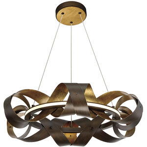 Banderia LED 23 inch Bronze Chandelier Ceiling Light, Small