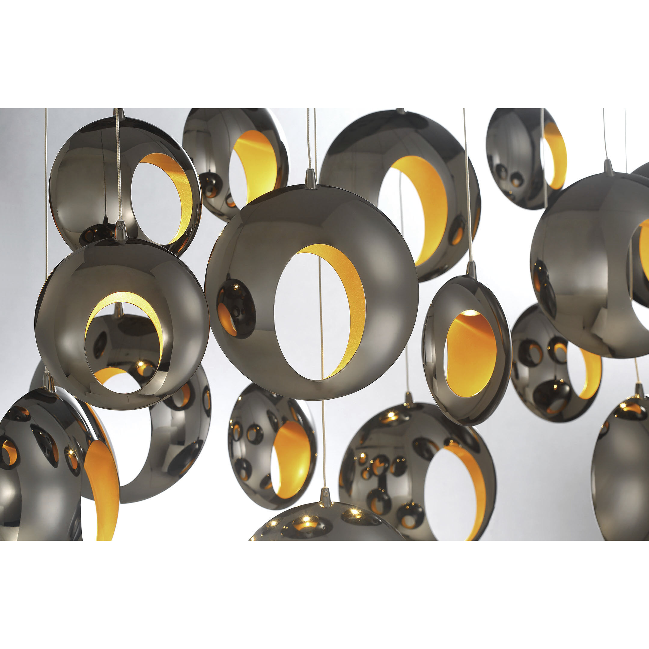 Arlington LED 51.25 inch Black Chandelier Ceiling Light