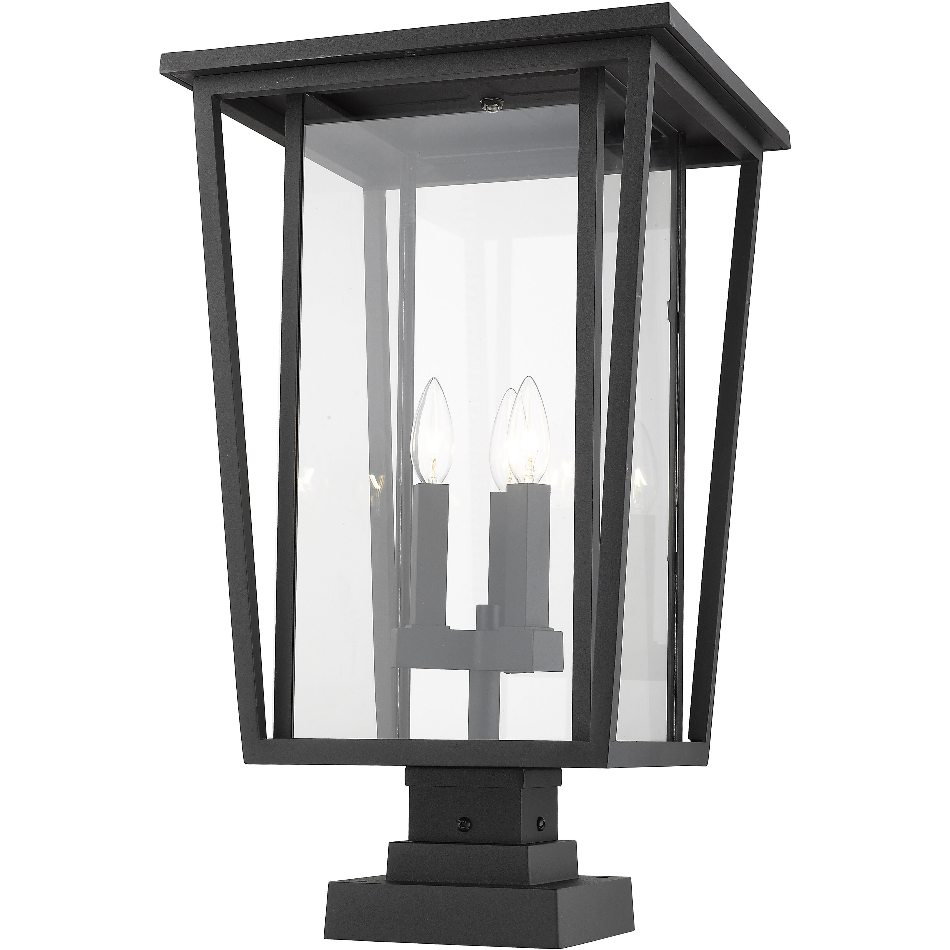 Seoul 3 Light 14.00 inch Post Light & Accessory