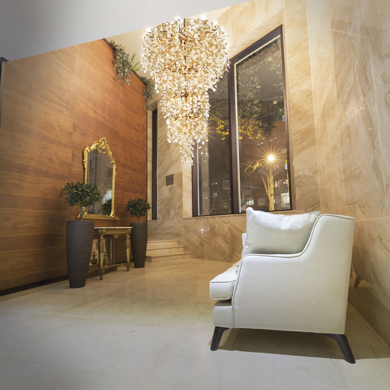 Campobasso 33 Light 47.25 inch Gold Chandelier Ceiling Light