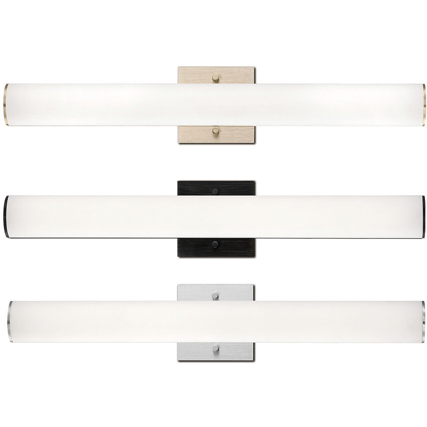 Springfiel LED 23.5 inch Black Vanity Light Wall Light, Small