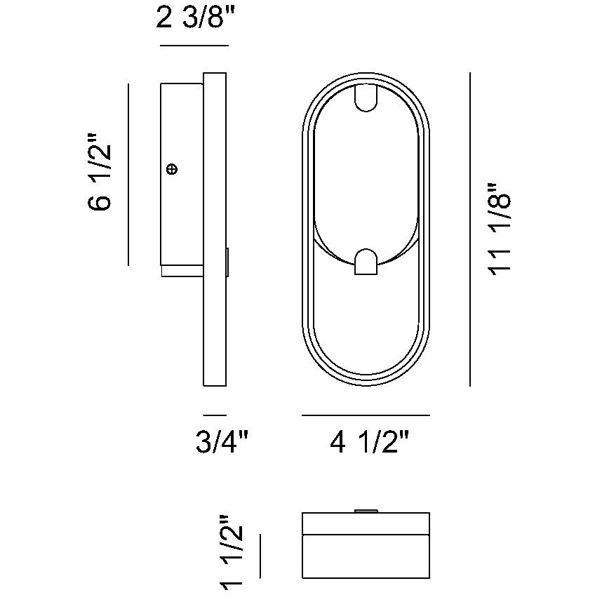 Noga Wall Sconce Wall Light in Gold