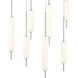 Cumberland LED 7 inch Satin Nickel Chandelier Ceiling Light