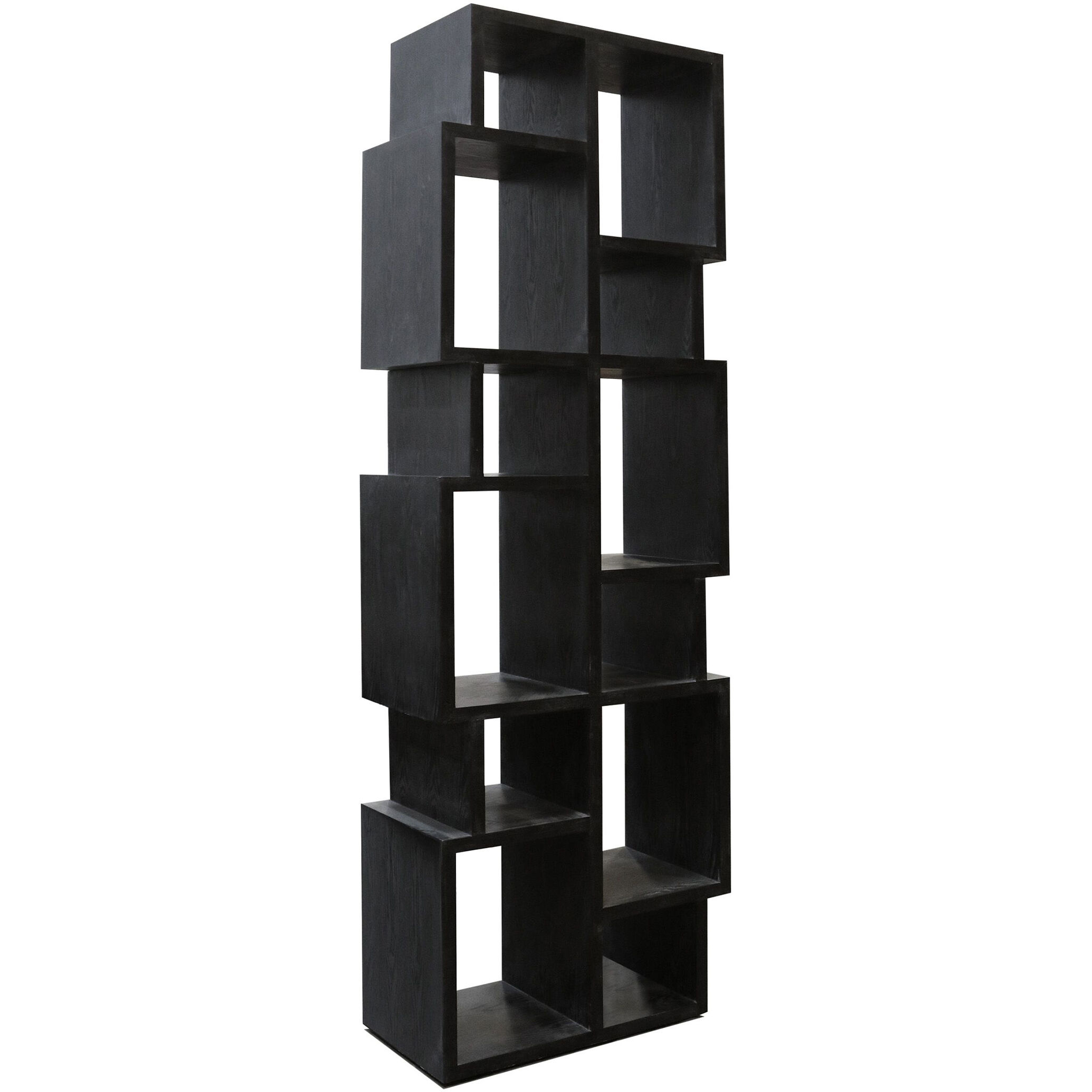 Warrington Black Matte Bookcase