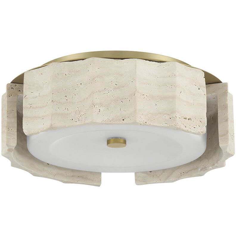 Roslington LED 11.5 inch Gold Flush Mount Ceiling Light