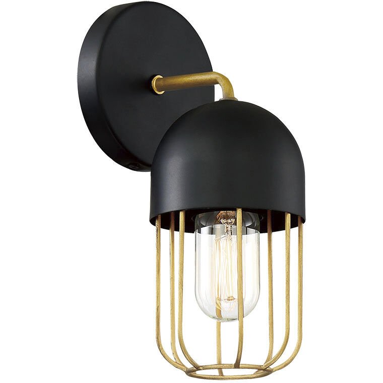 Palmerston 1 Light 5 inch Matte Black Wall Sconce Wall Light