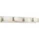 Kasha LED 37 inch Chrome Vanity Light Wall Light