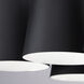 Borto LED 20 inch Grey Chandelier Ceiling Light