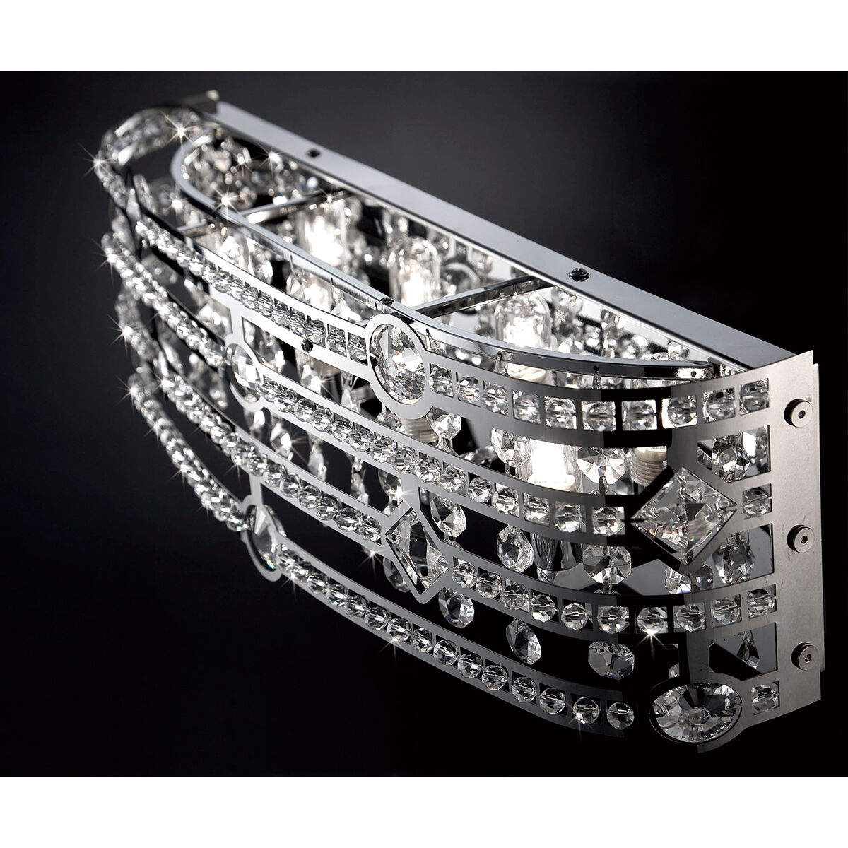 Mica 5 Light 28 inch Chrome Vanity Light Wall Light