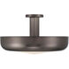 Macey LED 22.25 inch Harlow Bronze Semi-Flush Mount Ceiling Light