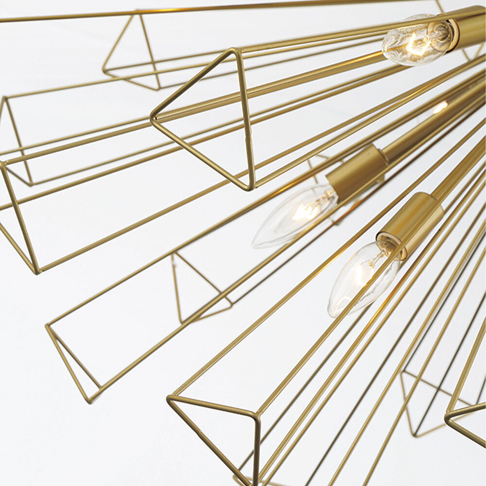 Dendelio 29 Light 40 inch Gold Chandelier Ceiling Light