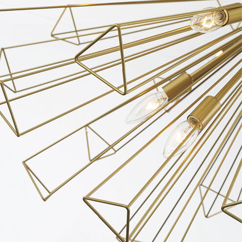 Dendelio 29 Light 40 inch Gold Chandelier Ceiling Light