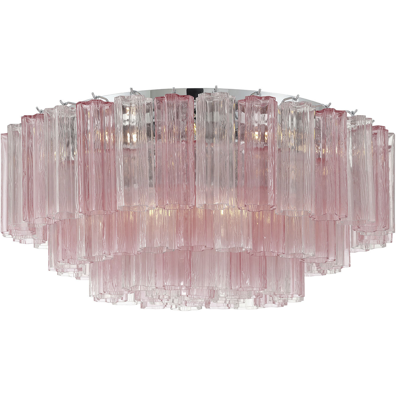 Addis 16 Light 32 inch Polished Chrome Flush Ceiling Light in Spring