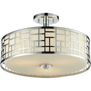 Elea 3 Light 16.25 inch Semi-Flush Mount