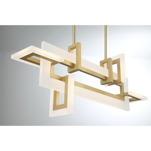 Inizio LED 5.5 inch Gold Chandelier Ceiling Light