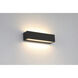 Stripe LED 2.36 inch Black Outdoor Wall Mount
