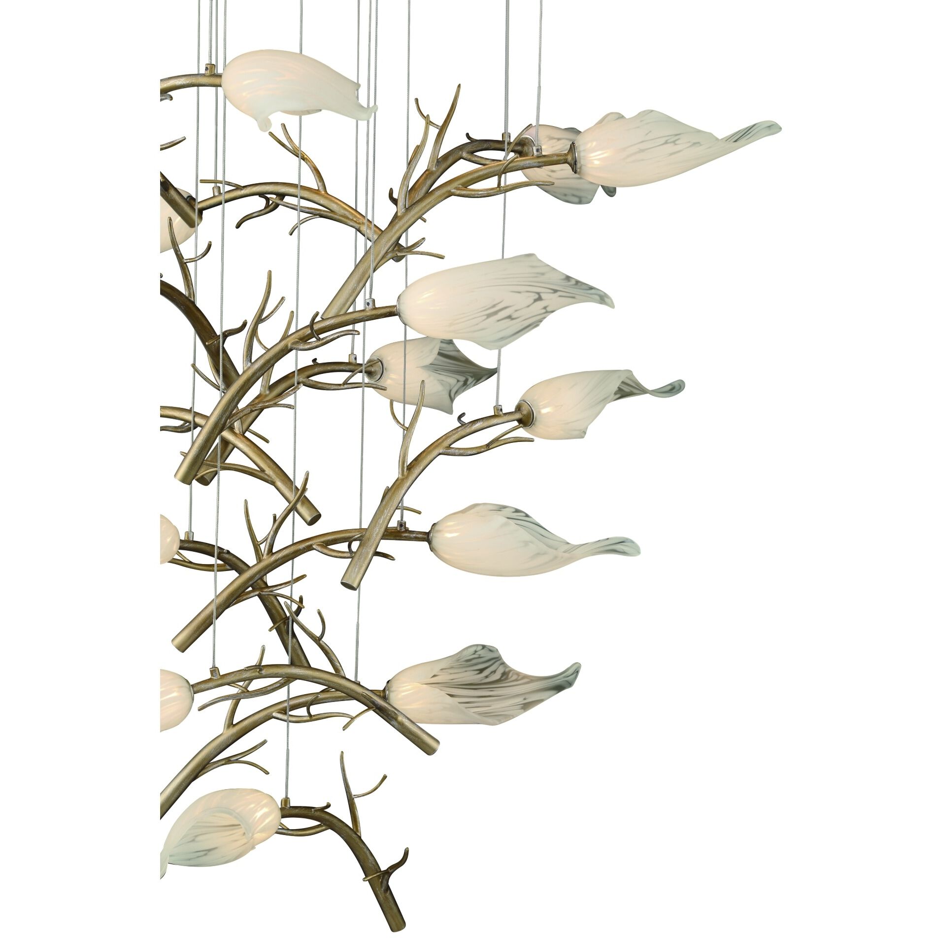 Matera 15 Light 27.5 inch Gold Chandelier Ceiling Light