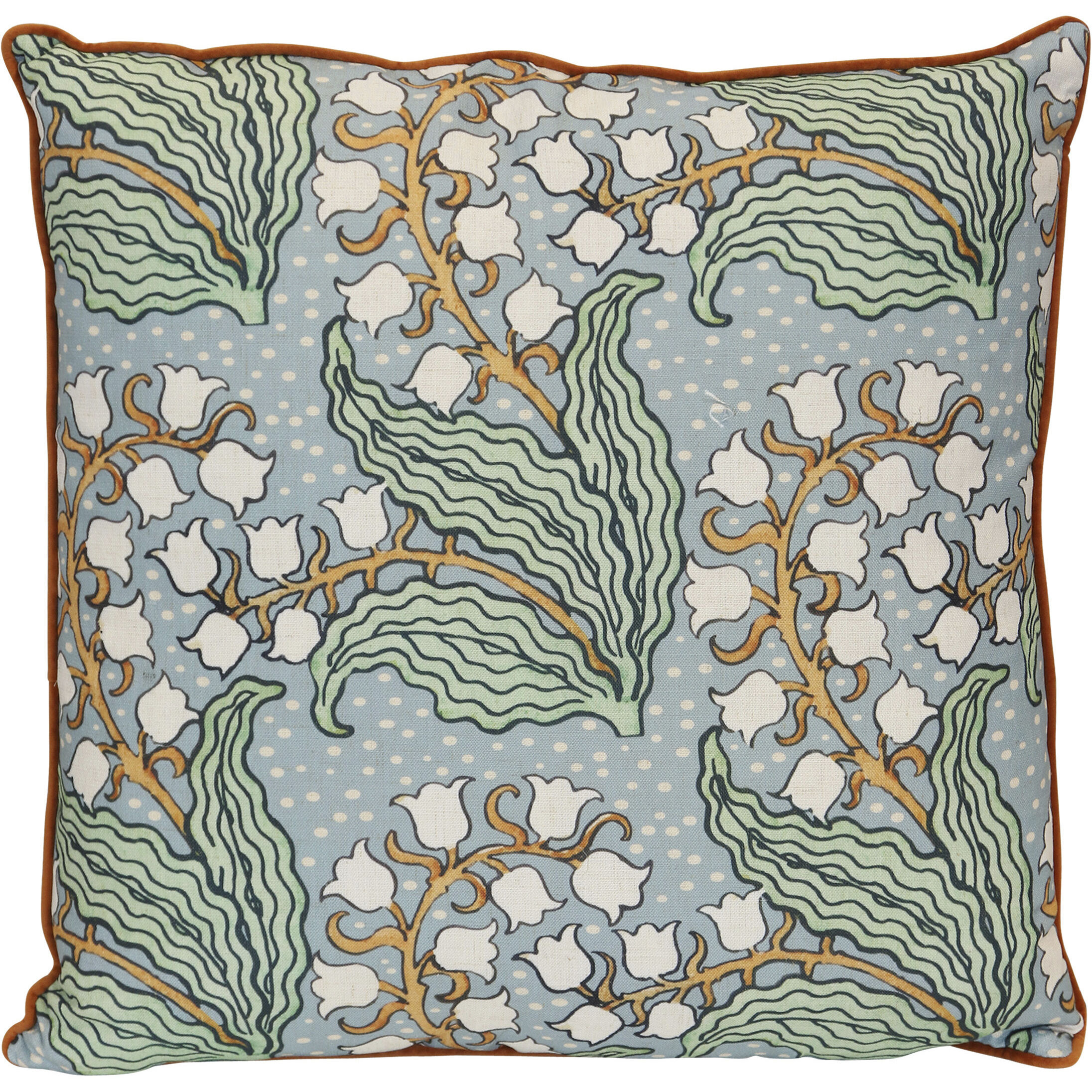 Chinoiserie 22 inch Multicolor Pillow