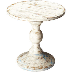 Grandma'S Attic Solid Wood 24 X 24 inch Artifacts Accent Table, Pedestal