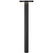 Perch 10 watt Black Outdoor Bollard