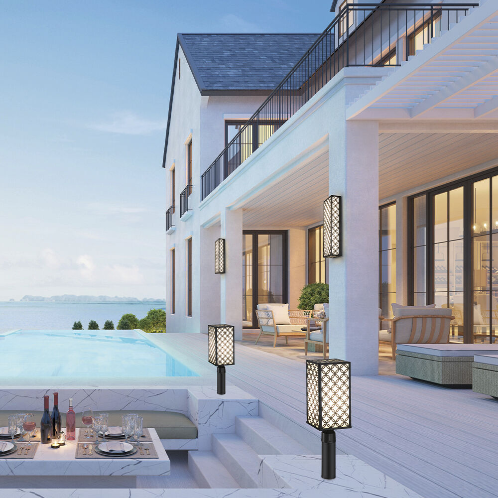 Clover 1 Light 21 inch Aged Silver Outdoor LED Wall Sconce