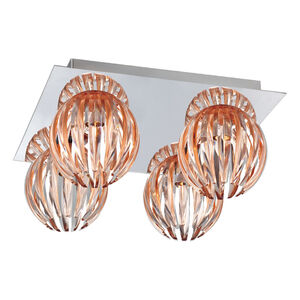 Cosmo 12 inch Chrome Ceiling Mount Ceiling Light