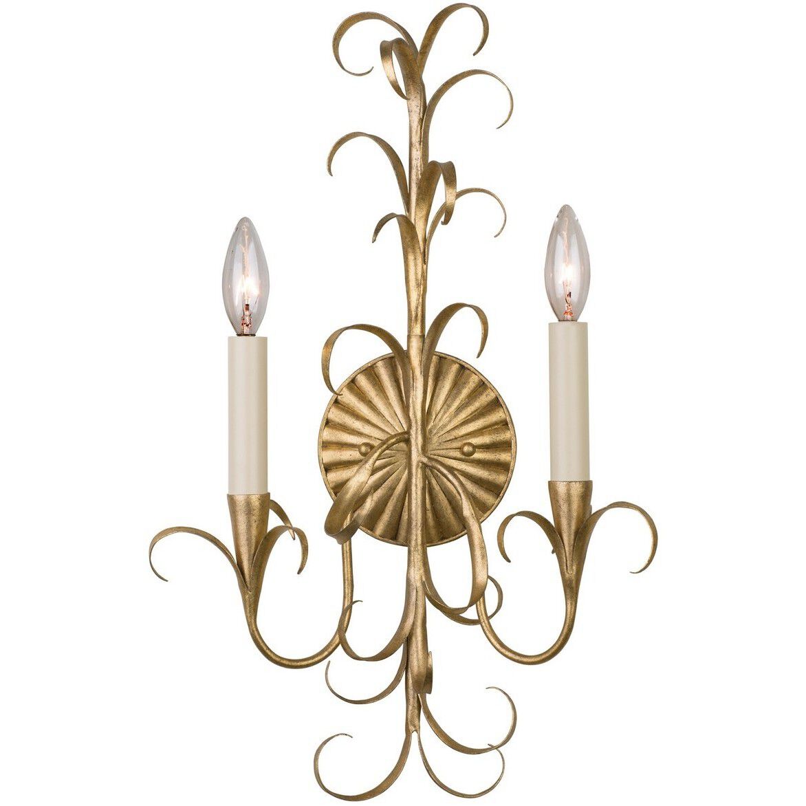 Ainsley Wall Sconce Wall Light in Oxidized Gold Leaf