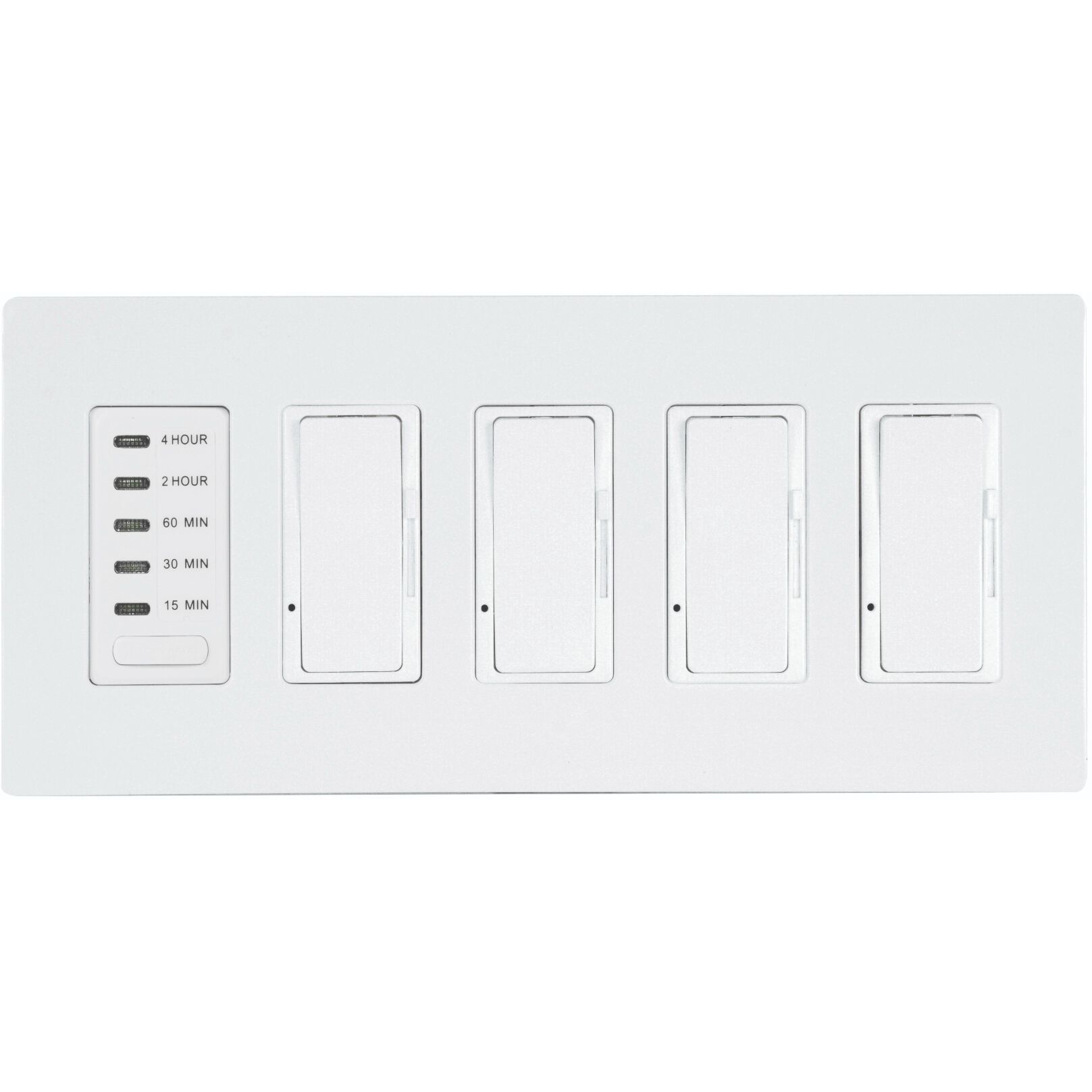 Ontario 5 X 3 inch White Patio Heater Dimmers and Timer in Four