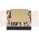 Kasha LED 8.5 inch Gold and Black Vanity Light Wall Light