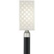 Clover 1 Light 19 inch Aged Silver Outdoor LED Post Light