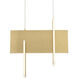 Coburg LED 8 inch Gold Pendant Ceiling Light, Small