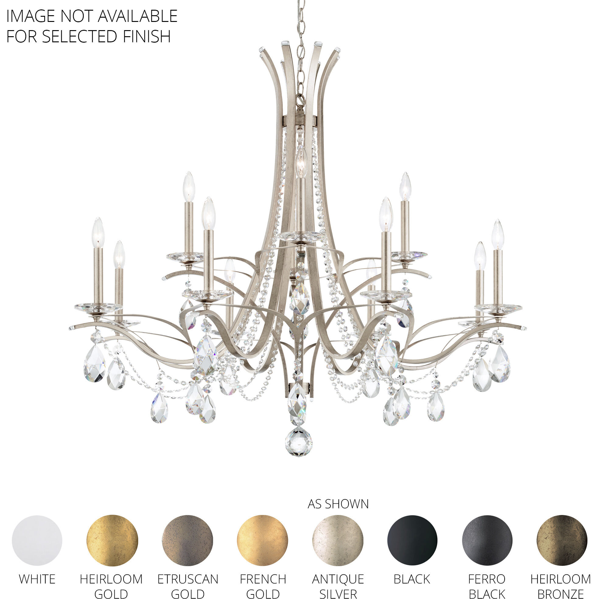 Vesca 12 Light 0.00 inch Chandelier