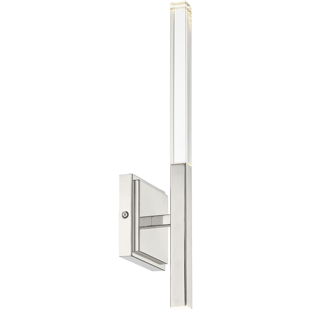 Benicio Wall Sconce Wall Light in Polished Nickel