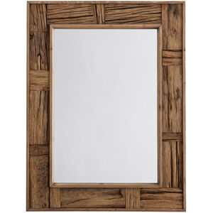 Mirror 41 X 31 inch Reclaimed Railroad Ties Wall Mirror
