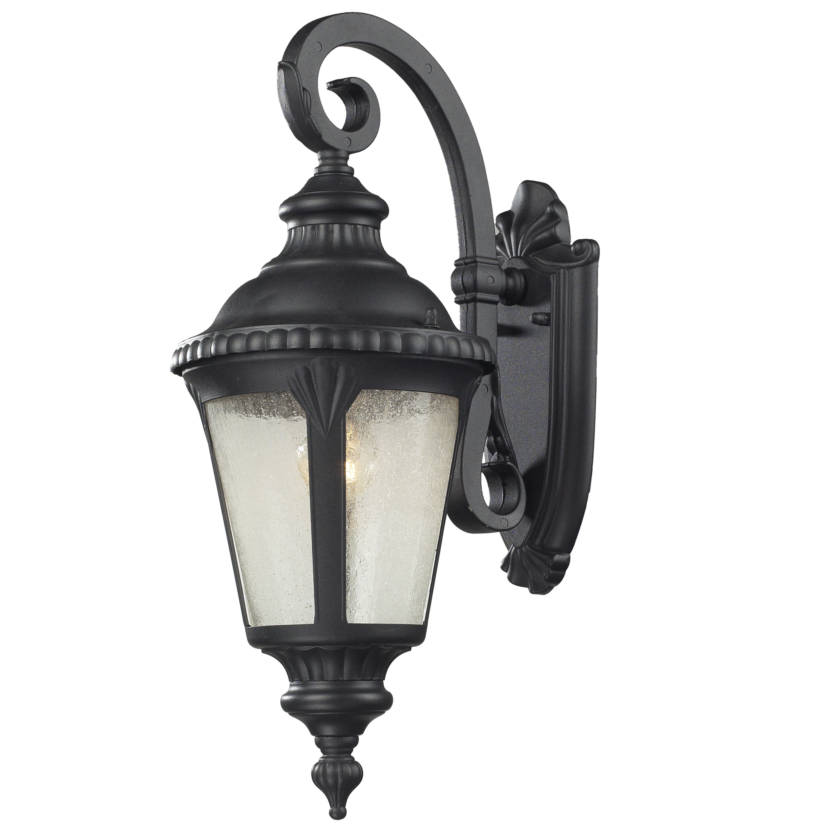 Medow 1 Light 19.63 inch Black Outdoor Wall Light