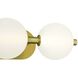 Palmas 3 Light 22.5 inch Gold Vanity Light Wall Light