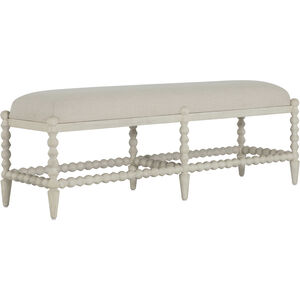 Jennifer White & Ivory Bench
