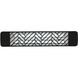 EF20 Series 9 X 8 inch Black Electric Patio Heater in Chevron