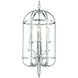 Senze 6 Light 18 inch Chrome Hanging Lantern Ceiling Light