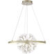 Clayton LED 25.75 inch Silver Chandelier Ceiling Light