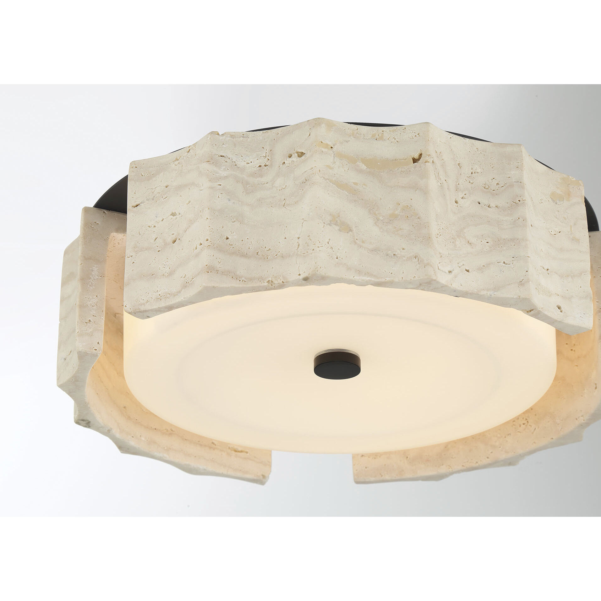 Roslington LED 11.5 inch Matte Black Flush Mount Ceiling Light