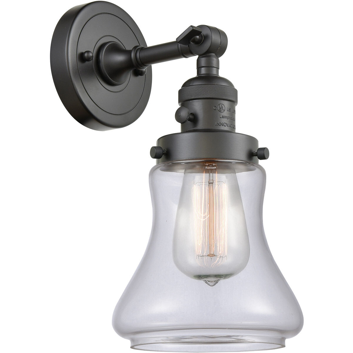 Franklin Restoration Bellmont LED 6.5 inch Oil Rubbed Bronze Sconce Wall Light, Franklin Restoration