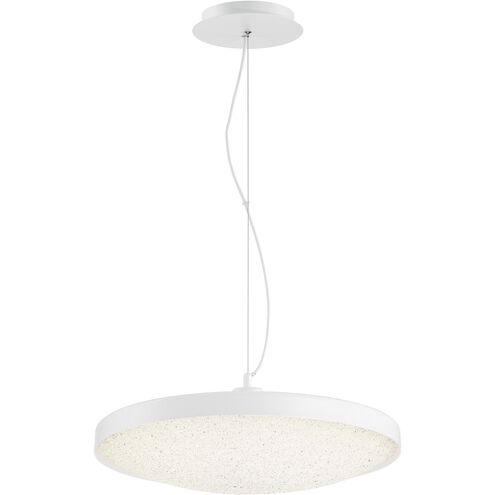 Sandstone LED 10 inch White Pendant Ceiling Light, Small