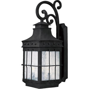 Nantucket 3 Light 22.5 inch Country Forge Outdoor Wall Mount