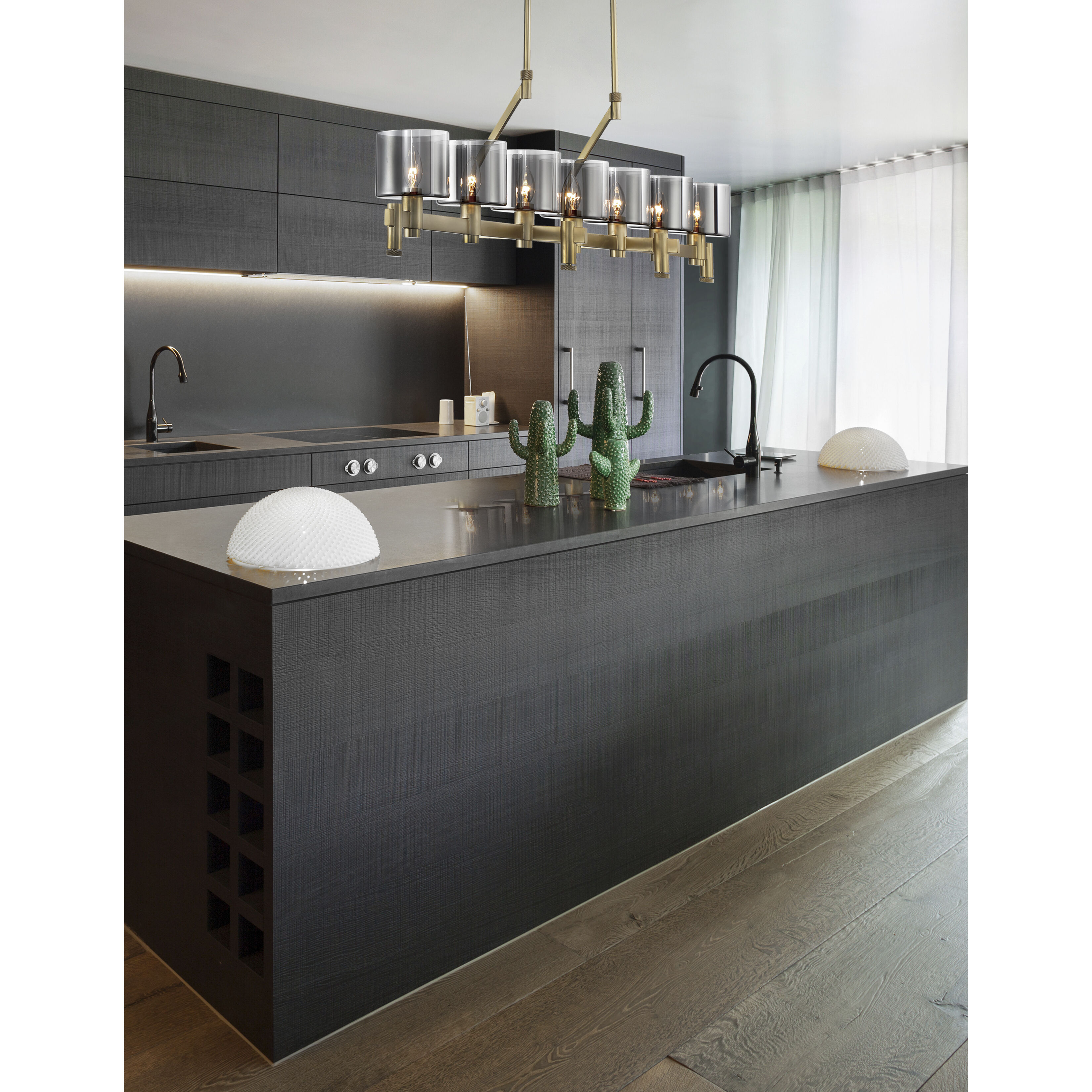 Decato Linear Chandelier Ceiling Light